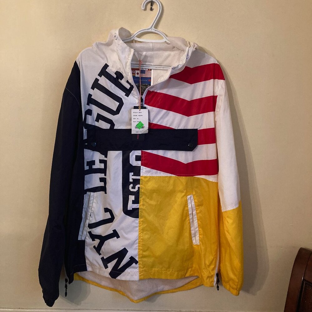 Colorful windbreaker